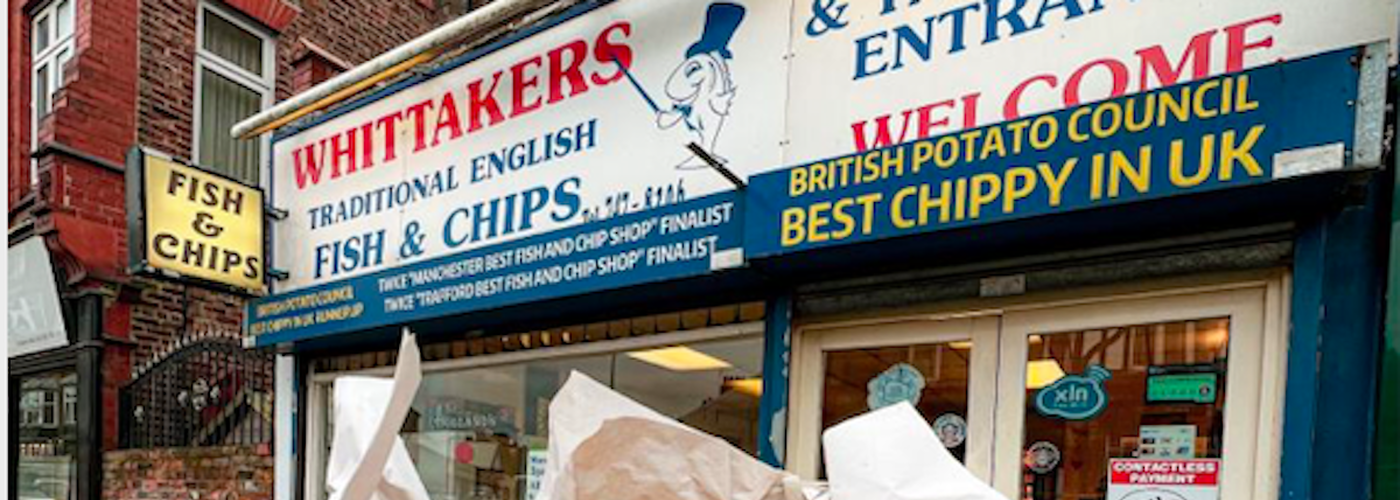 Whittakers Fish And Chip Shop Urmston Chips And Gravy