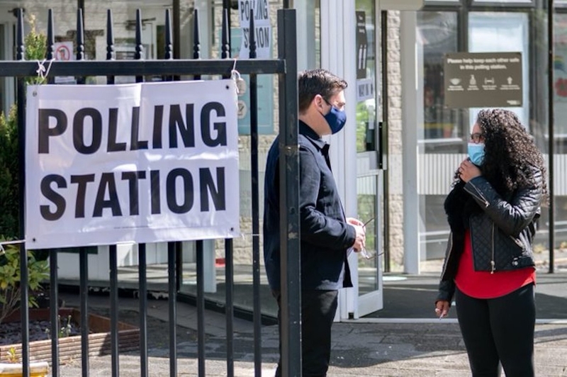 Andy Burnham At The Polling Station May 6 2021 Twitter