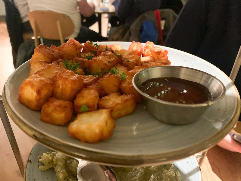 Halloumi Nuggets With Greek Honey At The Real Greek Manchester Restaurant