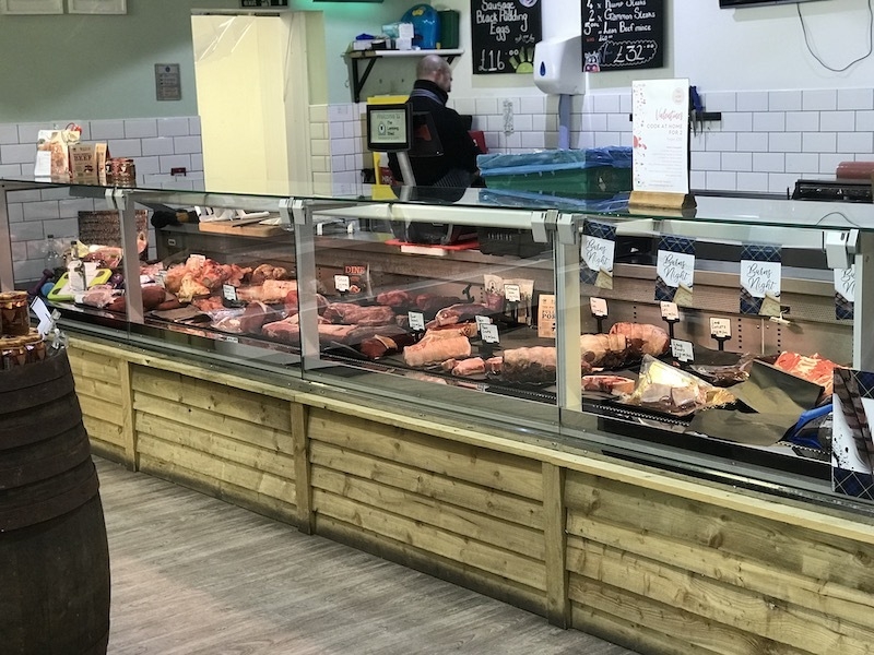 Th E Butchers Counter At The Lambing Shed Knutsford