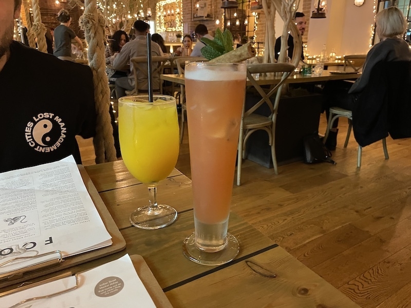 Alcohol Free Cocktails At Mowgli Leeds