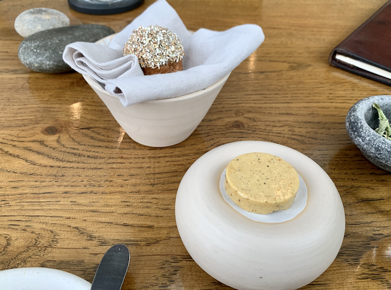Bread And Butter At Lenclume A Three Michelin Star Restaurant At Cartmel Cumbria