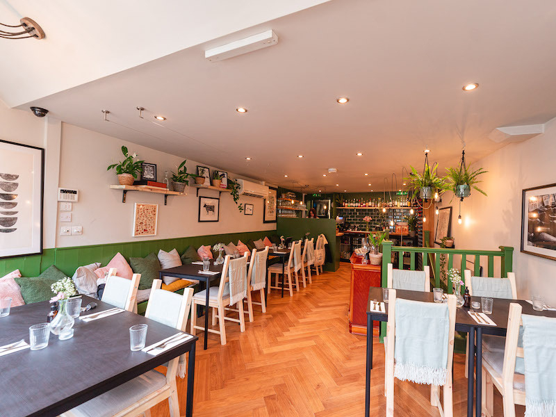 Bright Interiors At Colleens A Contemporary British Restaurant In Ramsbottom Greater Manchester