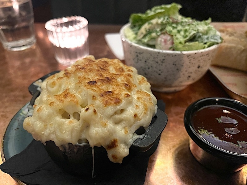 Macaroni Cheese And Ranch Side Salad At Blues Kitchen Manchester