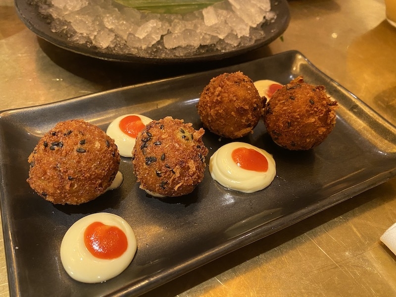Japanese Curried Korokke At Australasia On Deansgate Manchester 2022