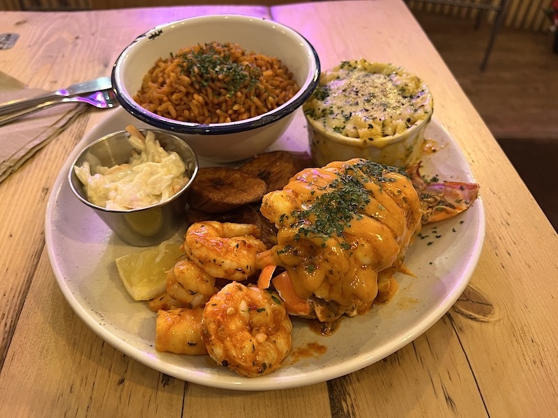 Lobster And Prawn Surf Box At Soul And Surf Ancoats Manchester