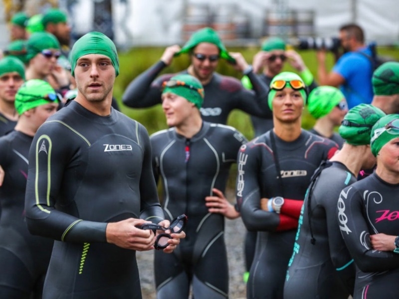 Outdoor swimmers at Keswick Mountain Festival