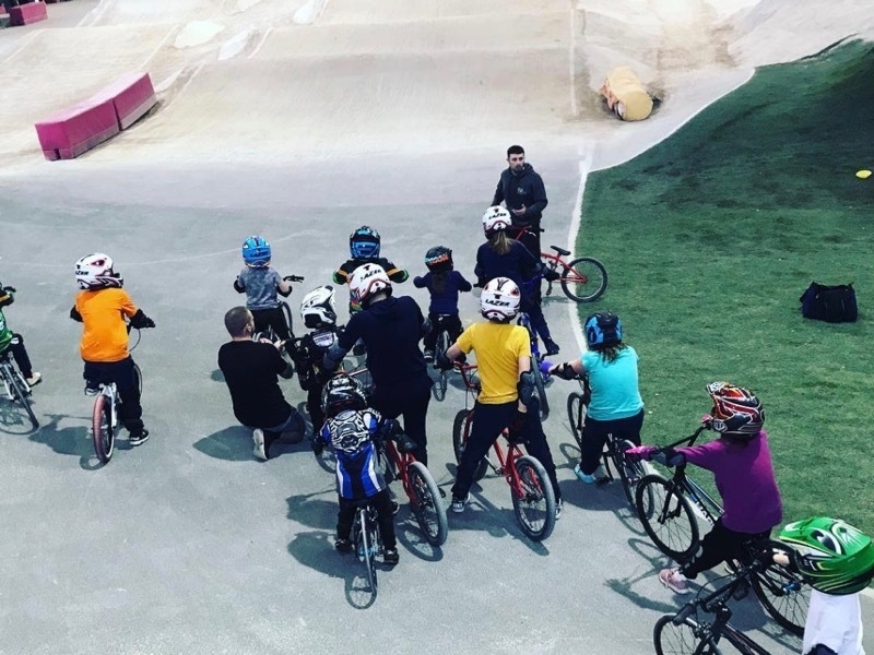 Bmxers At National Cycling Centre