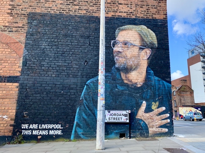 Jurgen Klopp Akse Street Art Mural Liverpool Baltic