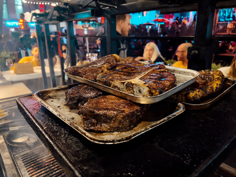 Stacked Steaks At Carnival At Escape To Freight Island