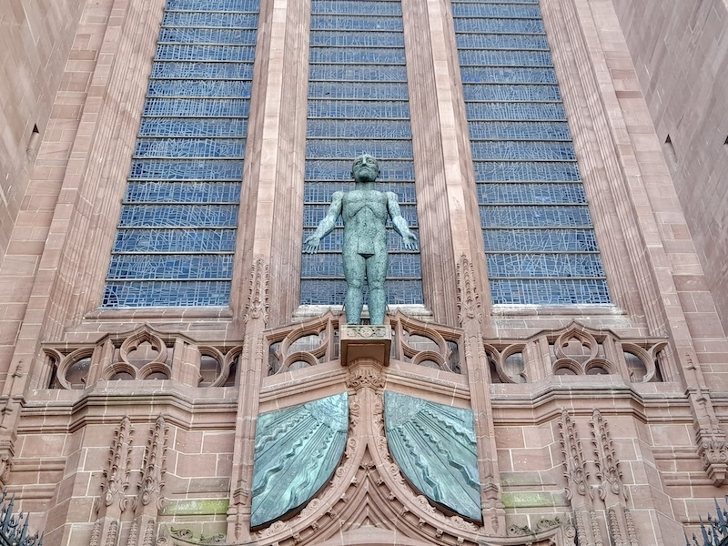 Liverpool Statues Anglican Cathedral