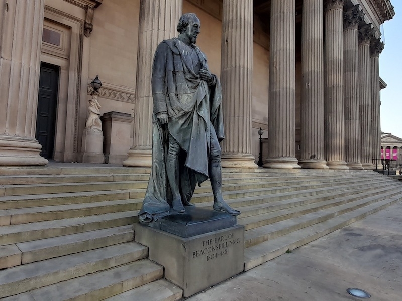 Benjamin Disraeli Liverpool Statues