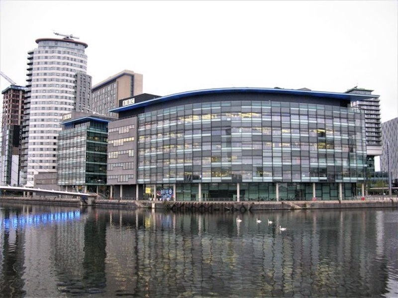 The Bbc Building In Salford Quays Dock10 Studios 2022