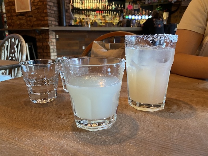 A Marg And Paloma And Two Glasses Of Tequila At Southside Tequila In Withington Manchester