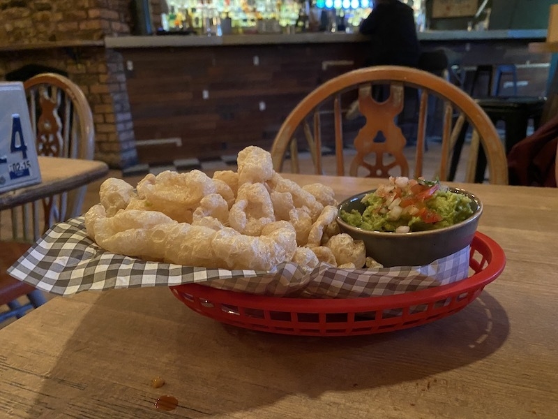 Chicharrons Guacamole At Southside Tequila Joint In Withington Manchester