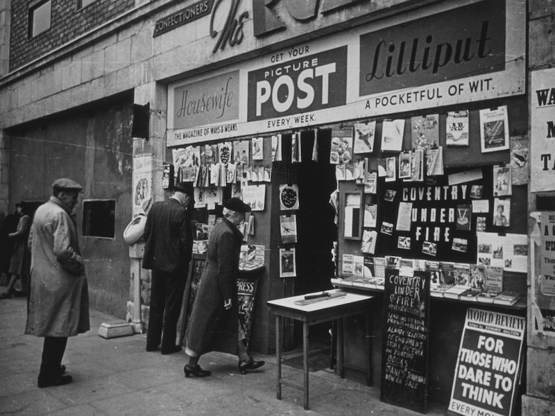 Haywood Magee Newsagents 1942 History Of Picture Post Magazine Photo North Festival 2022