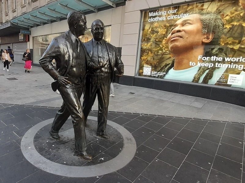 Liverpool Statues Moores Brothers Church Street