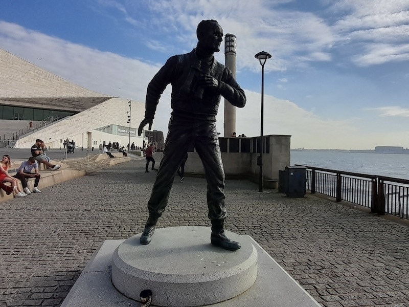 Liverpool Statues Captain Walker Pier Head