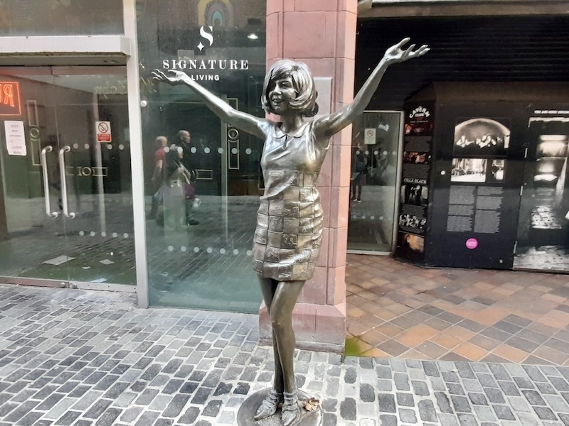 Liverpool Statues Cilla Black Mathew Street