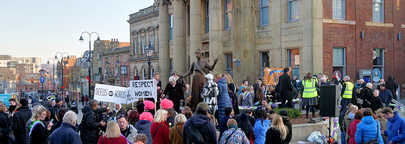 Oldham Town Hall Protest