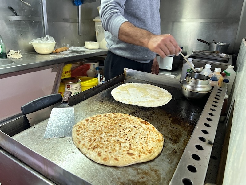 Parathas Are Made Fresh To Order At Paratha Hut In Levenshulme Manchester
