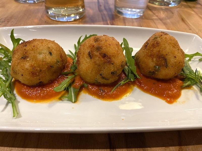 Arancini At Pizzammore In Sale Manchester