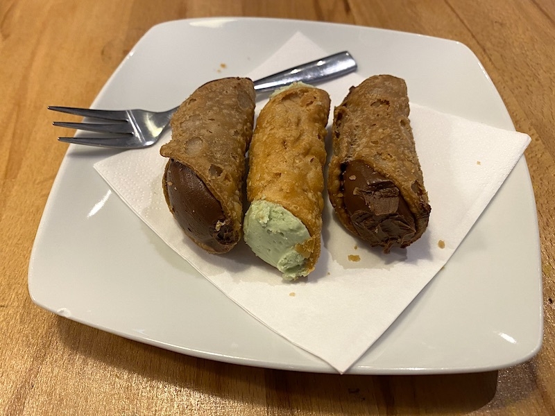 Cannoli At Pizzammore In Sale Manchester