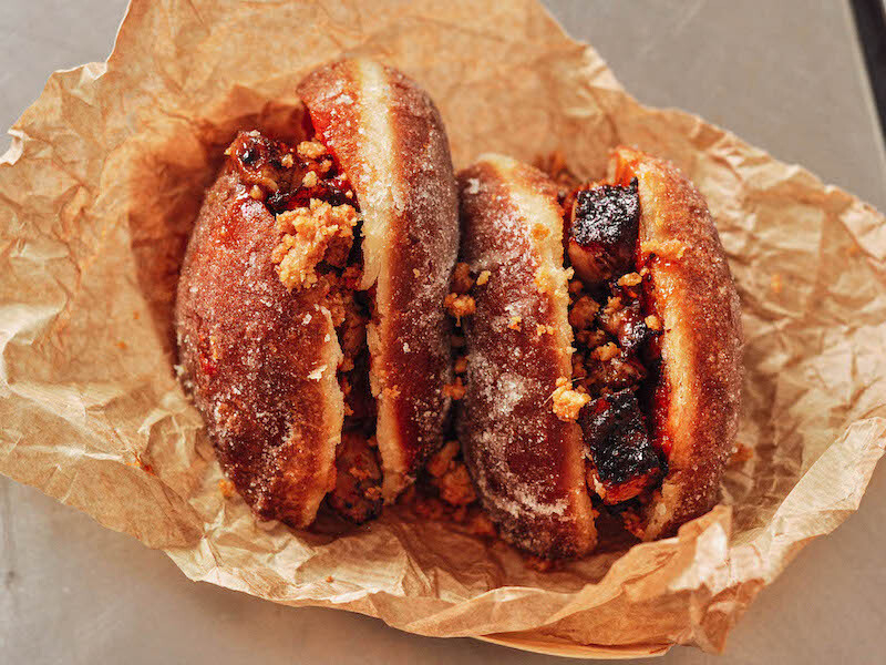 From The Ashes Barbecue Pork Doughnuts Which Will Appear At Manchester Craft Beer Festival
