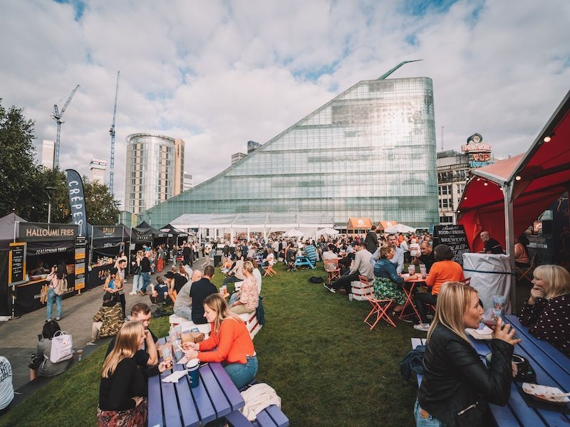 Manchester Food And Drink Festival Cathedral Gardens 2022