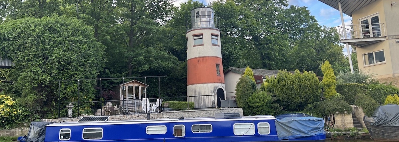 The Monton Lighthouse Opposite Waterside Pub In Monton Manchester