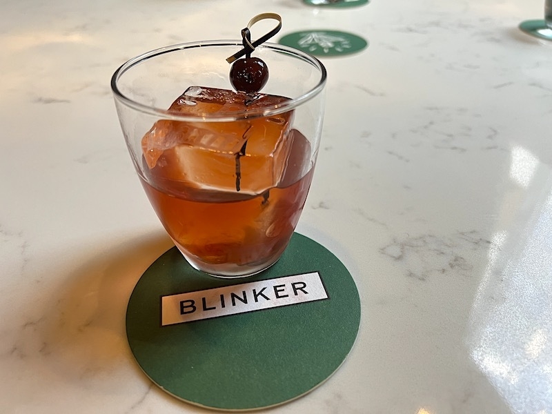 A Sandalwood Old Fashioned At Blinker Cocktail Bar Manchester