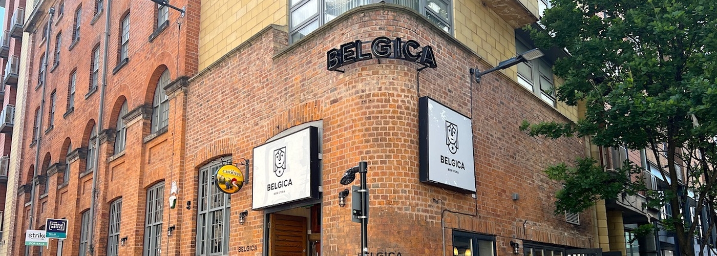 The Exterior Of Belgica Belgian Pub Liverpool