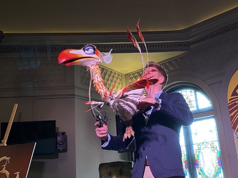 Matthew Forbes Zazu The Lion King Behind The Scenes The Palace Theatre 2022