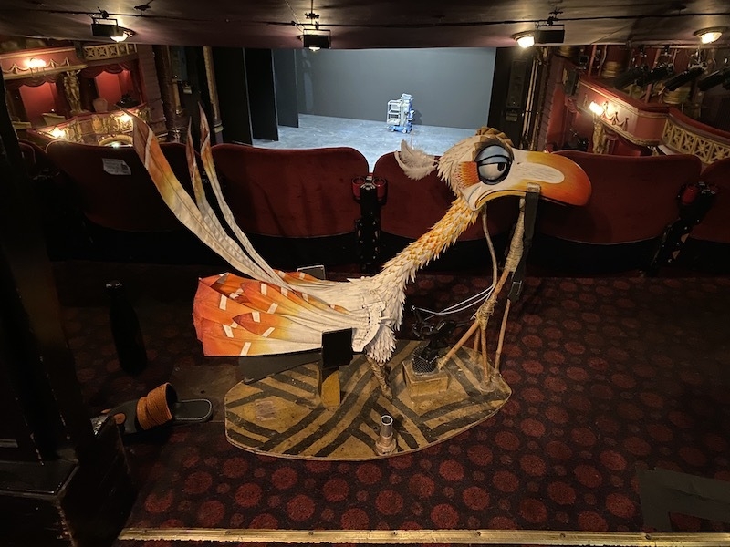 Zazu Puppet The Lion King Behidn The Scenes The Palace Theatre 2022