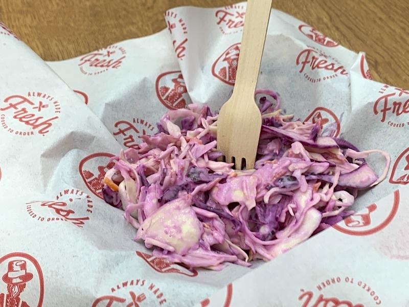 Coleslaw At Slim Chickens Manchester Arndale