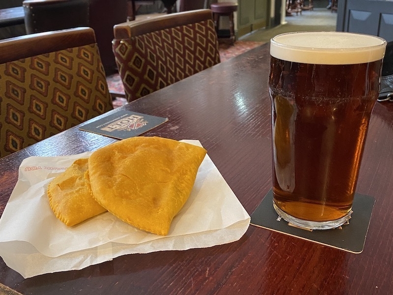 Patties And A Pint At The Egerton Arms Hotel In Salford Manchester