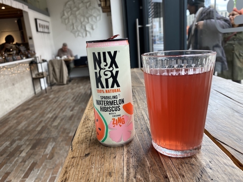 A Nix And Kix Watermelon And Hibiscus Drink From Gk Gallery On Chapel Street In Salford Manchester