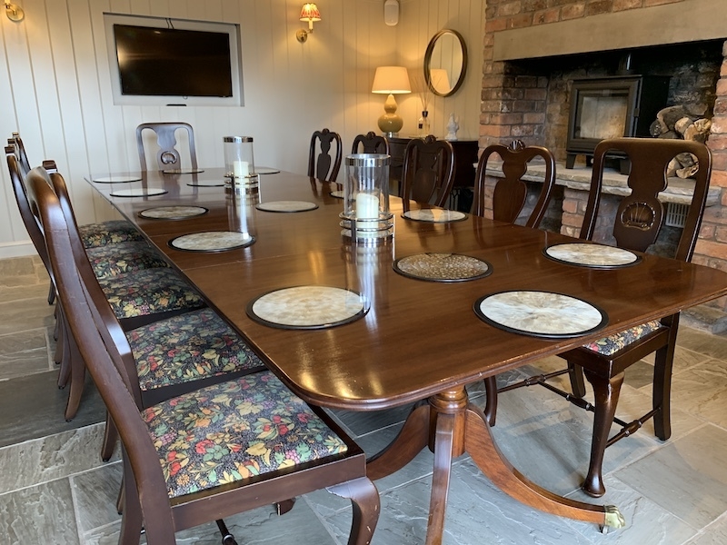 A Large Dining Table At The Three Fishes Mitton Clitheroe Lancashire