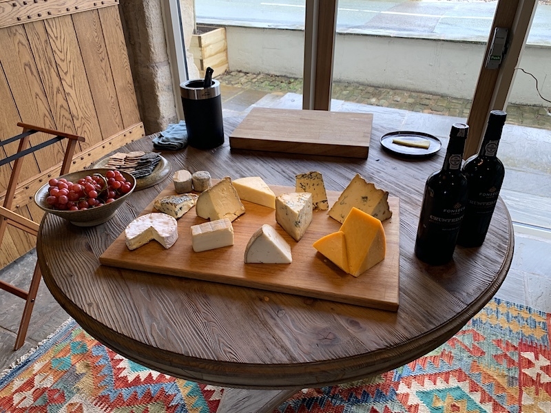 A Cheese Table At The Three Fishes Mitton Clitheroe