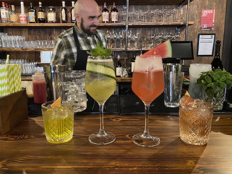 Cocktails At Ortica Plantbased Italian In Urmston Manchester