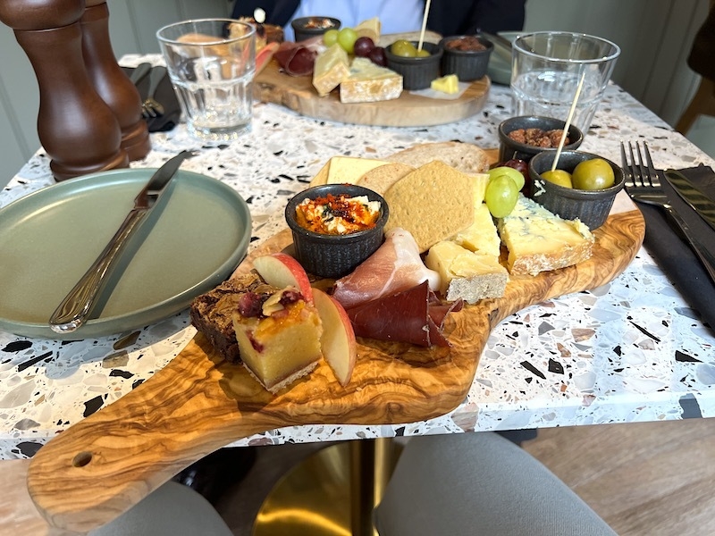 A Cheese And Charcuterie Platter At Kino In Leeds