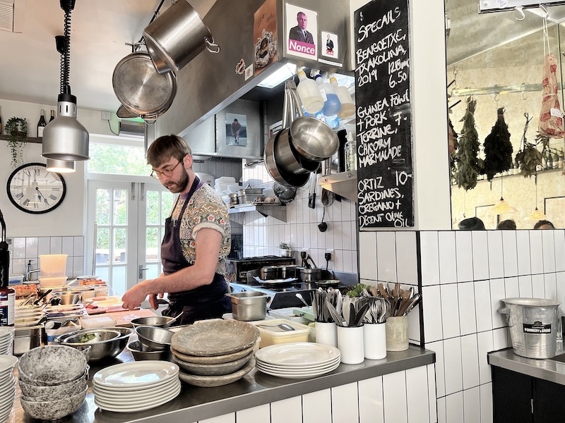 The Chef In The Tiny Kitchen At Covino Chester