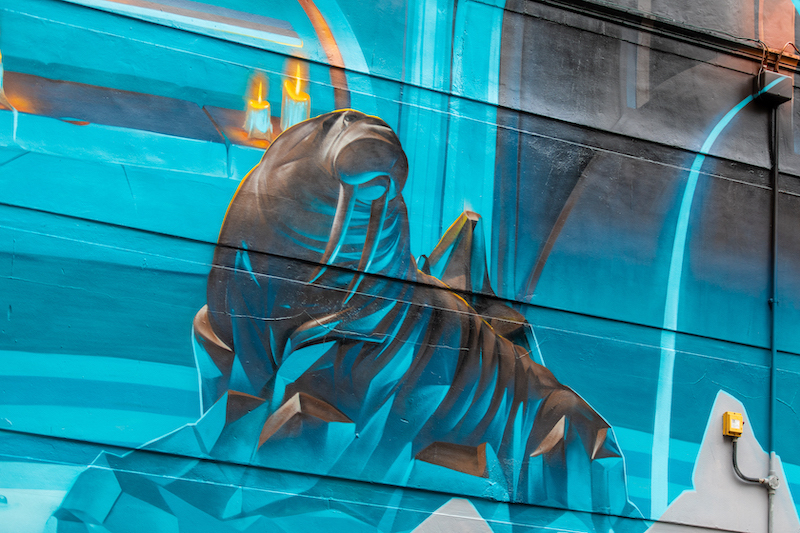 Smug One Street Art Liverpool Detail Pic Liverpool Bid12