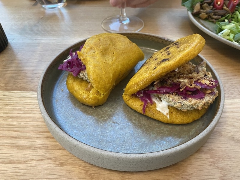 Turmeric And Black Pepper Bao At The Green Lab At Deansgate Square Manchester