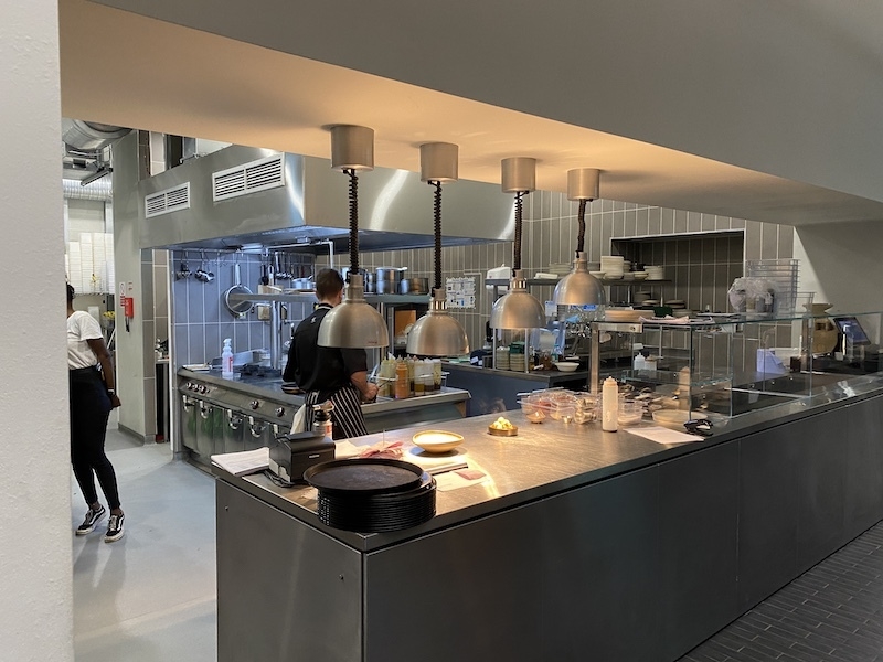 The Open Kitchen At The Green Lab Deansgate Square Manchester
