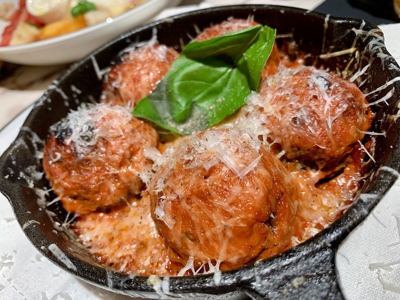 Bacino Flannels Liverpool Italian Meatballs