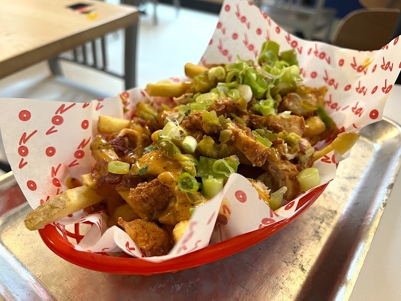 Messy Chick Loaded Fries From Bird Of Prey Manchester