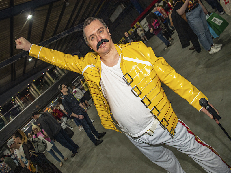 Manchester Comic Con Freddie Mercury Costume Manchester Central 2022