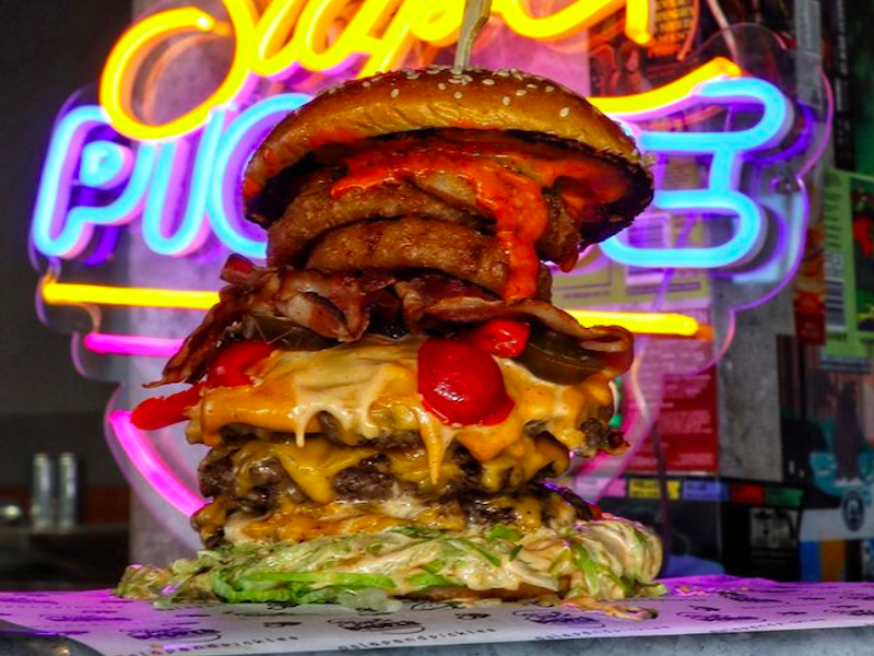 Slap And Pickle Double Trouble Burger The Best Brugers In Manchester Society 2022