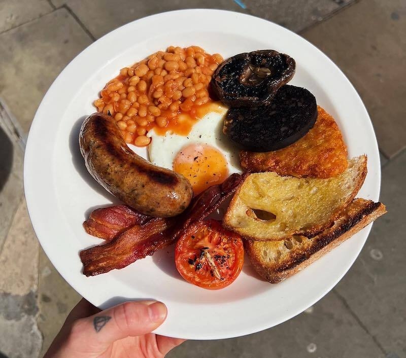 Trof Fry Up Breakfast In Northern Quarter Manchester